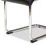 Marlys Black Faux Leather Upholstered Dining Chair (Set of 4) - Image 4
