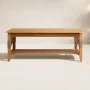 Cotesfield Rectangular Teak Outdoor Coffee Table , 25'' in. W 48'' in. D - Image 1
