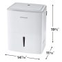 Frigidaire - 35 Pint 6.8 Quart Bucket Capacity Smart Dehumidifier - White - Image 2