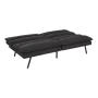 Mainstays Pillow Top Futon 71.25in, Charcoal - Image 2