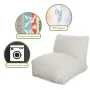 Majestic Home Goods Chair Lounger Sherpa Cream - Image 6