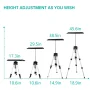 VANKYO WT50 Aluminum Tripod Projector Stand, Adjustable and Portable - Image 3