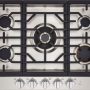 LG - STUDIO 30” Built-In Smart Gas Cooktop with 5 Burners and Griddle - Stainless Steel - Image 1