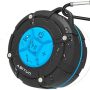 ASIYUN Shower Radios, Waterproof Speaker with Louder HD Sound, Portable Wireless Speaker with Suction Cup & Sturdy Hook, Built in Mic, for Bathroom, Pool, Beach, Outdoor (Blue) - Image 2