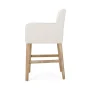 Deville 26 in. Beige and Weathered Brown Wood Bar Stool - Image 5