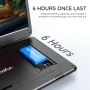 BOIFUN 17.5" Portable DVD Player with 15.6" Large HD Screen, 6 Hours Rechargeable Battery, Support CD/DVD/USB/SD Card/Sync TV - Image 2