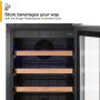 Whirlpool - 34-Bottle Built-In Wine Cooler - Stainless Steel - Image 3