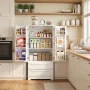 Bayview Elinna 47.2” Tall Kitchen Pantry with 2 Drawers, 3 Shelves, Handleless Design, Waterproof MDF Construction - Image 4