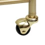 Better Homes & Gardens Fitzgerald Gold Metal Bar Cart - Image 6