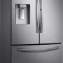 Samsung - 36 in. Wide 27.8 Cu. Ft. French Door Fingerprint Resistant Refrigerator with Food Showcase - Stainless Steel - Image 2