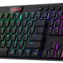 Redragon K618 PRO 3-Mode Wireless RGB Mechanical Keyboard, BT/2.4Ghz/Wired Low Profile Win/Mac Gaming Keyboard w/Ultra-Thin Design, Dedicated Media Control & Linear Red Switch - Image 1