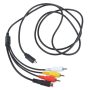 5ft AV A/V Audio Video TV Cable Cord For SONY Handycam DCR-SX45/v/e/l SX45/e/r - Image 2