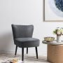 Set of 2 Upholstered Modern Leisure Club Chairs with Solid Wood Legs - Image 3
