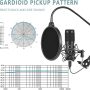 Upgraded USB Microphone for Computer, Mic for Gaming, Podcast, Live Streaming, YouTube on PC, Mic Studio Bundle with Adjustment Arm Stand, Fits for Windows & Mac PC, Plug & Play Design, Gold - Image 5