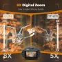 Night Vision Binoculars 4K Infrared 5000mAH Rechargeable 8X Digital Zoom 600 Meters Darkness Goggles for Hunting & Surveillance - Image 3