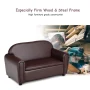 Gymax Kids Sofa Armrest Chair Lounge Couch Wood Construction Storage Box Living Room - Image 6