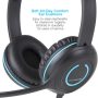 Cyber Acoustics 3.5mm Stereo Headset (AC-5002) with Noise Canceling Microphone for PCs, Tablets, and Cell Phones in The Classroom or Home - Image 5
