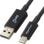 Amazon Basics USB Type-C to USB-A Male 3.1 Gen2 Adapter Charger Cable - 3 Feet (0.9 Meters) - Black - Image 2