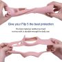 LTGEM Silicone Carrying Travel Case for JBL FLIP 5 Waterproof Portable Bluetooth Speaker with Extra Carabiner - Pink - Image 3