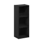 Furinno Pasir 3-Tier No Tool Assembly Open Shelf Bookcase, Blackwood - Image 2