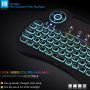 Mini Wireless Keyboard,H9 Mini Keyboard with Touchpad,Colorful Backlit Wireless Mini Keyboard,Mini Rechargeable Handheld Remote Keyboard for PC,Raspberry Pi, Android TV Box,KODI,Windows - Image 5