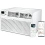TCL - 450 Sq. Ft. 10,000 BTU Smart 230V Through-the-Wall Air Conditioner with Wi-Fi and Remote - White - Image 1