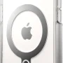 Speck - Presidio Perfect-Clear ClickLock Case with MagSafe for Apple iPhone 17e/16e/15/14/13 - Clear/Chrome - Image 3