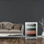 LanboPro - 24 in. 112 Can 6 Bottle Storage Capacity Beverage Refrigerator with Ultra-Quiet Compressor and Digital Thermostat - Black - Image 2