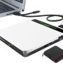 NOLYTH External CD DVD Drive with SD/TF Port Portable CD/DVD Burner USB 3.0/USB C CD/DVD +/-RW Optical Disk Drive Reader Disc Writer DVD Player for Laptop Mac PC MacBook Windows Linux OS - Image 3