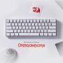 Redragon K630 Dragonborn 60% Wired RGB Gaming Keyboard, 61 Keys Compact Mechanical Keyboard with Linear Red Switch, Pro Driver Support, White - Image 6