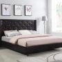 Home Life Premiere Classics Leather Dark Brown Tufted with Nails Leather 51" Tall Headboard Platform Bed with Slats Full - Complete Bed 5 Year Warranty Included 007, furBed00007_Leather_Brown_Full - Image 5
