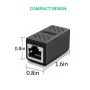 10x RJ45 Coupler In Line Coupler Cat7 Cat6 Cat5e Ethernet Cable Extender Adapter - Image 4
