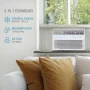 Keystone - 350 Sq. Ft. 8,000 BTU Window Mounted Inverter Air Conditioner with Remote Control - White - Image 2