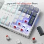 Redragon K668 RGB Gaming Keyboard, 108 Keys Wired Mechanical Keyboard w/Extra 4 Hotkeys Upgraded Hot-swappable Socket,Red Switch - Image 3