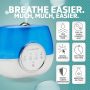PureGuardian - Ultrasonic 2 Gal. Warm and Cool Mist Aromatherapy Humidifier - Blue/White - Image 4