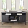 Better Homes & Gardens Oaklee TV Stand for TVs up to 70 in, Charcoal Finish - Image 2
