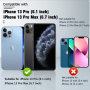 3 Pack Lente De Camara Protector Para Iphone 13 Pro Max 9H 3D Cristal Templado - Image 2