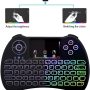 Mini Wireless Keyboard,H9 Mini Keyboard with Touchpad,Colorful Backlit Wireless Mini Keyboard,Mini Rechargeable Handheld Remote Keyboard for PC,Raspberry Pi, Android TV Box,KODI,Windows - Image 6