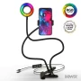 Bower Flexible White and RGB LED Ring Light with Smartphone Holder - Image 4