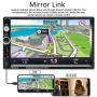 Podofo Car Stereo Double Din Car Radio 7 Inch MP5 Player with HD Touch Screen Digital Display Bluetooth Multimedia Support PhoneLink USB SD Aux Backup Camera - Image 6