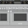 Thermador - Pro Harmony 48 in. Wide 6.6 Cu. Ft. Freestanding Double Oven Gas Convection Range with 6 Burners - Stainless Steel - Image 1