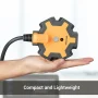 25 ft. 5-Outlet Industrial Heavy-Duty Power Strip for Garage, Workshop - Image 5