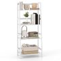 47.5 Inch 4-Tier Multifunctional Bamboo Bookcase Storage Stand - Image 3