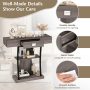 Console Table with Drawer and 2-Tier Shelves for Entryway Living Room - Image 6