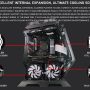 KEDIERS PC Case 7 PWM Cases Fans,ARGB Mid Tower ATX Gaming Computer Case with 3*Tempered Glass,Type-C, USB3.0 * 2,Black,W01 - Image 2