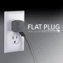 GE 4ft 7-Grounded Outlet Surge Protector, 2 USB, Gray - 53276 - Image 5