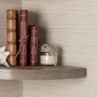11.5 in. x 11.5 in. Rustic Weathered Oak Corner Radial Shelves (Set of 2) - Image 3