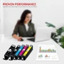 PGI-250XL CLI-251XL Ink Cartridges Multi Pack High Yield Compatible for Canon 250 251 Ink for PIXMA MX922 MG5420 IP7220  Printer (5 Pack) - Image 5