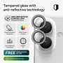 ZAGG - Glass Elite Anti-Reflective Lens Protector for Apple iPhone 17/16+/16 - Silver Glitter - Image 4