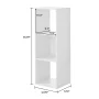 Mainstays 3 Cube Storage Organizer, Black - Image 4